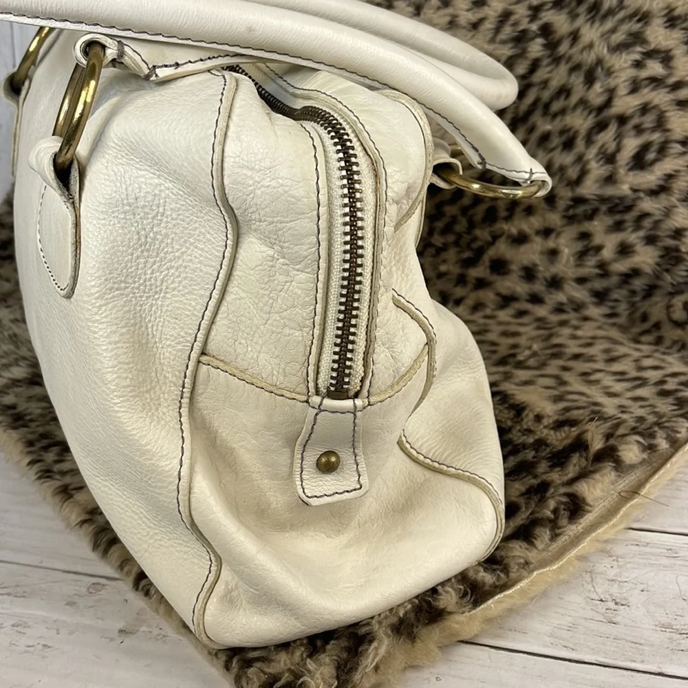 Boden Cream Satchel Bag